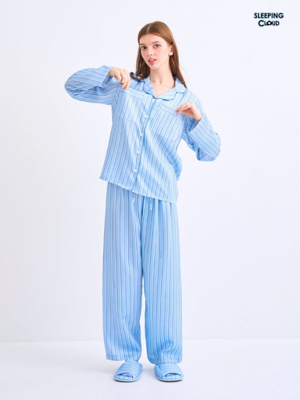 Make Up Your Day Collection - Blue Friday (Long Sleeves + Pants Set)