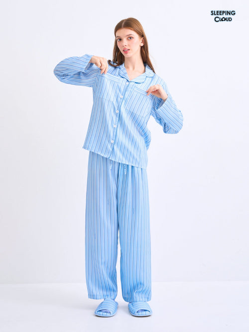 Make Up Your Day Collection - Blue Friday (Long Sleeves + Pants Set)