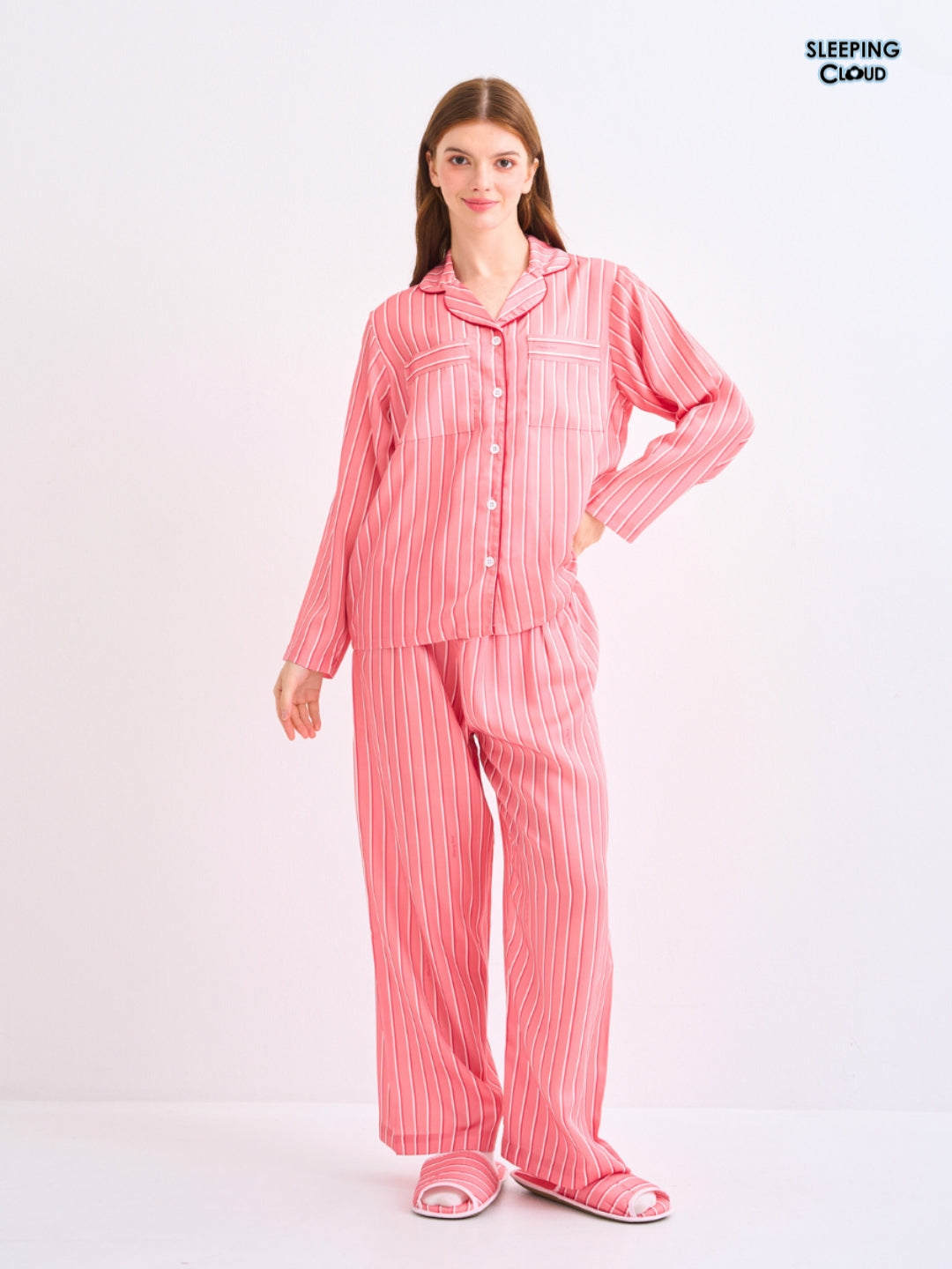 Make Up Your Day Collection - Red Sunday (Long Sleeves + Pants Set)