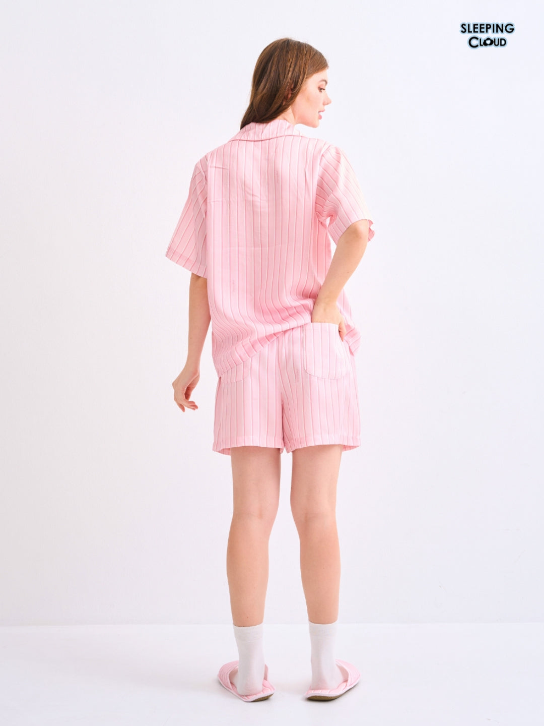 Make Up Your Day Collection - Pink Tuesday (Short Sleeves + Shorts Set)
