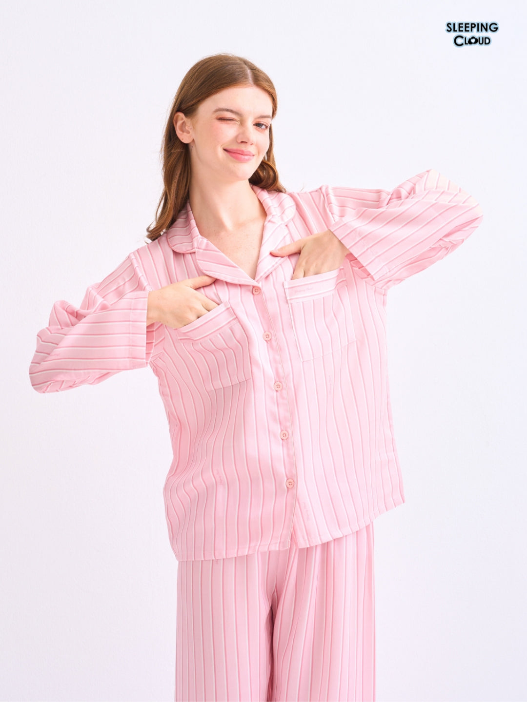 Make Up Your Day Collection - Pink Tuesday (Long Sleeves + Pants Set)