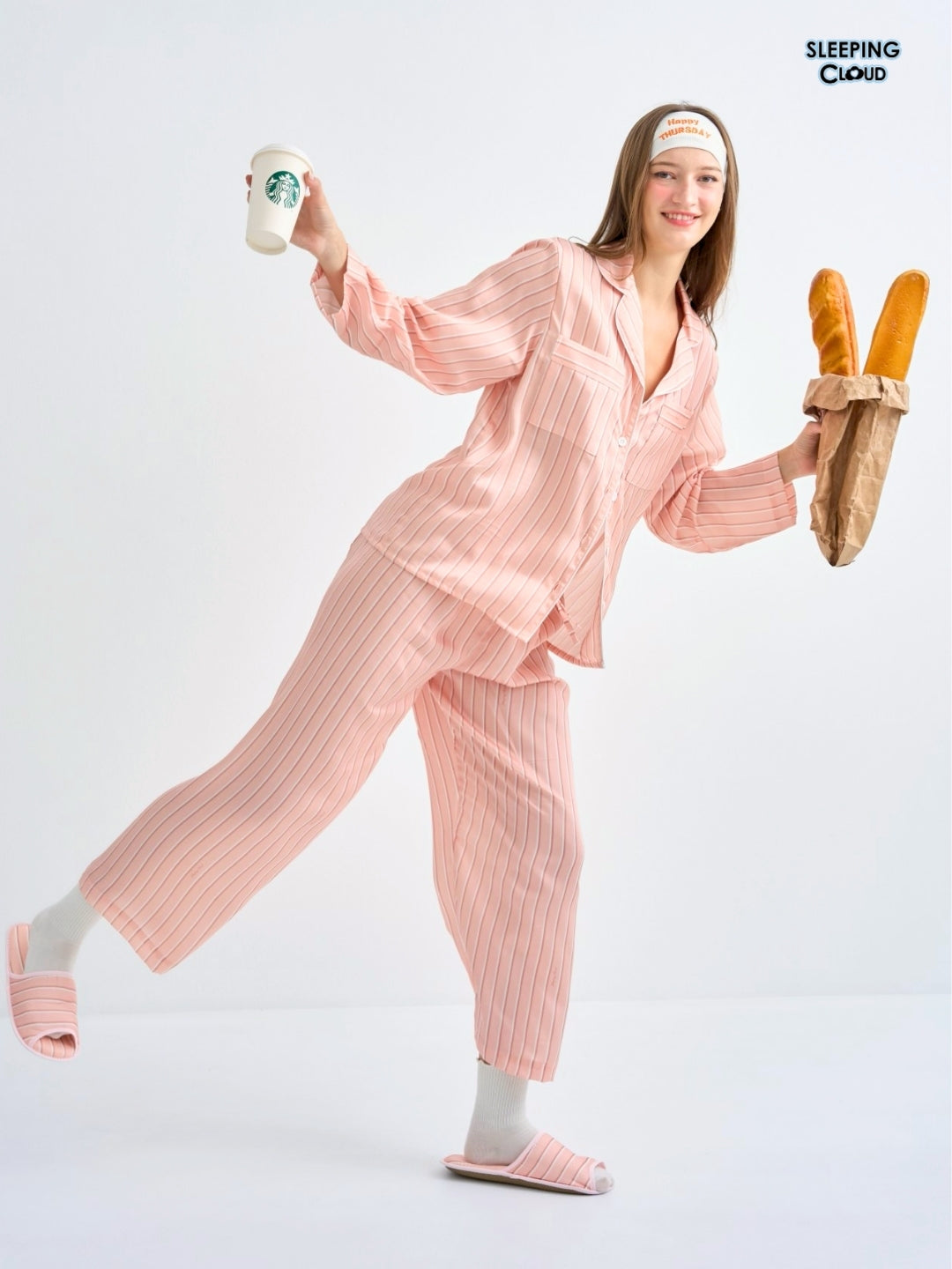 Make Up Your Day Collection - Orange Thursday (Long Sleeves + Pants Set)