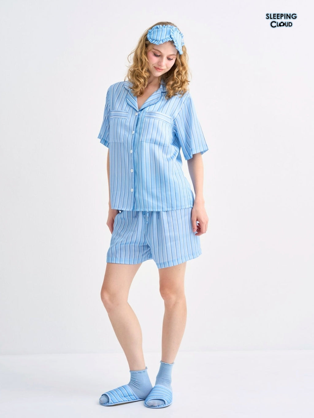 Make Up Your Day Collection - Blue Friday (Short Sleeves + Shorts Set)