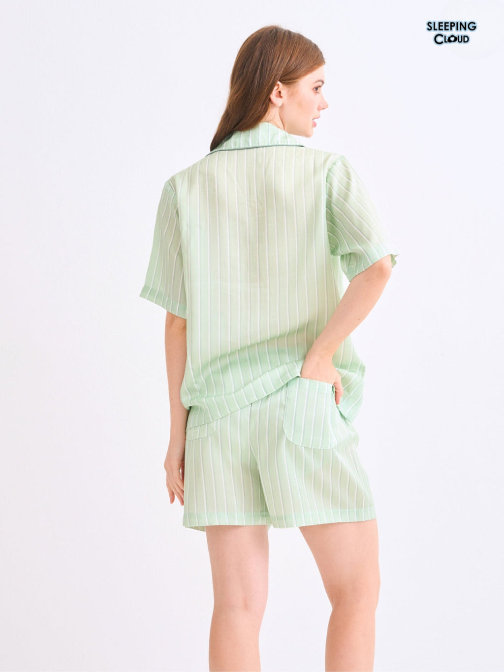 Make Up Your Day Collection - Green Wednesday (Short Sleeves + Shorts Set)