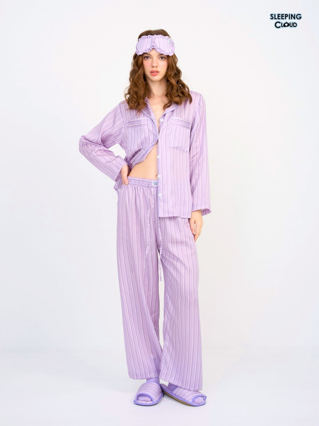 Make Up Your Day Collection - Purple Saturday (Long Sleeves + Pants Set)