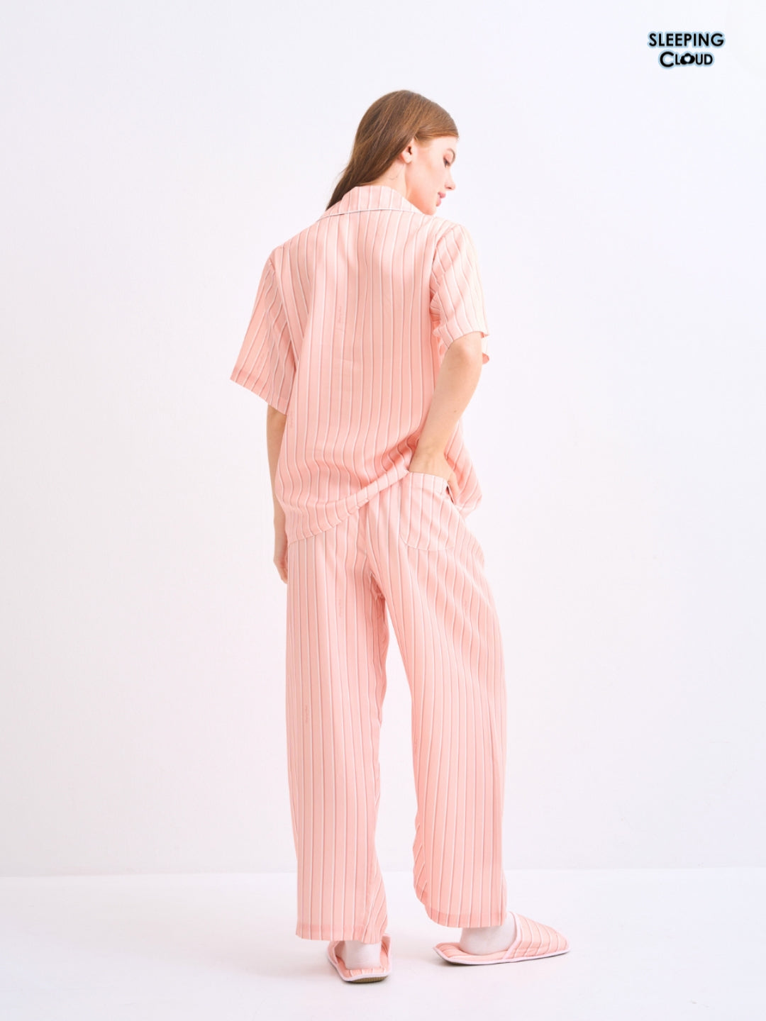 Make Up Your Day Collection - Orange Thursday (Short Sleeves + Pants Set)