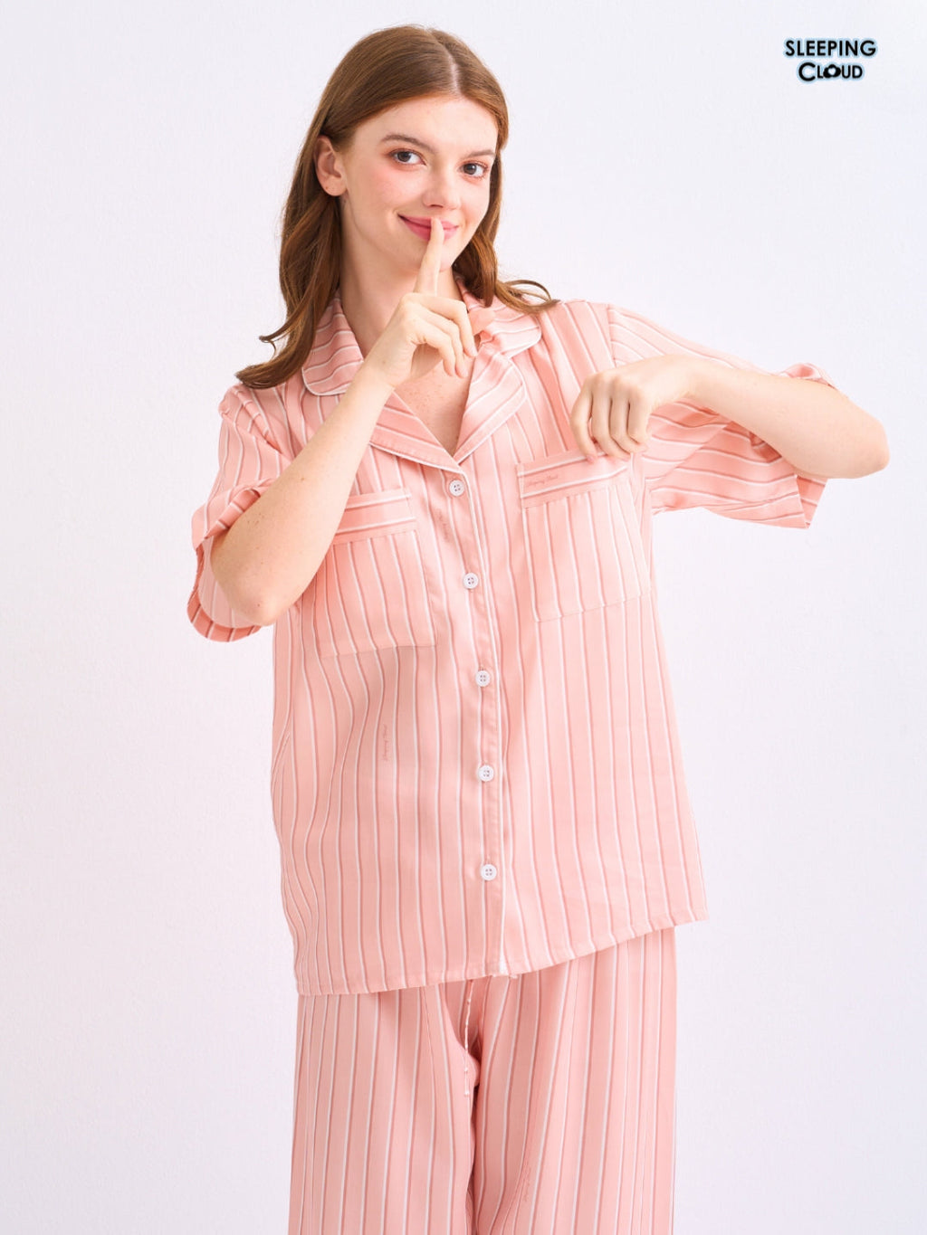 Make Up Your Day Collection - Orange Thursday (Short Sleeves + Pants Set)